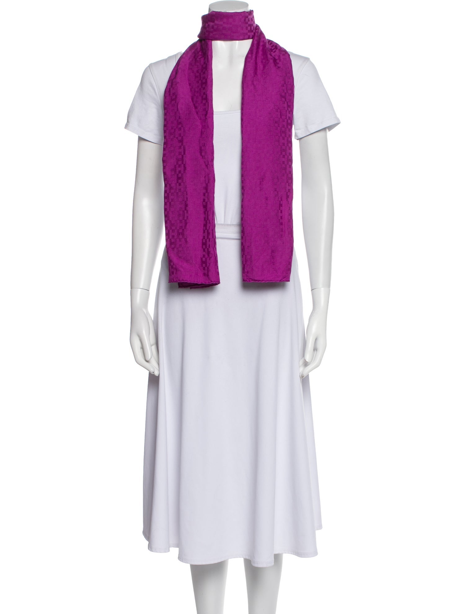 Hermès Façonnée Petit H Cashmere Muffler